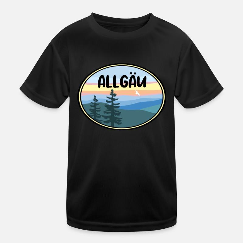 Allgäu Kinder Funktions-T-Shirt