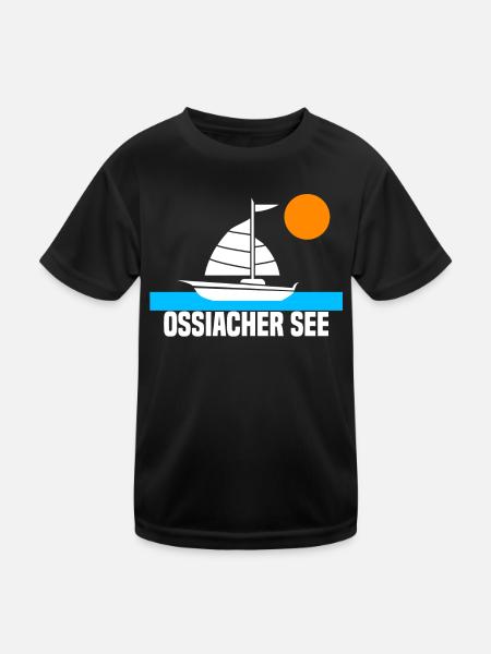 Ossiacher See - Kinder Funktions-T-Shirt - Schwarz - Vorne