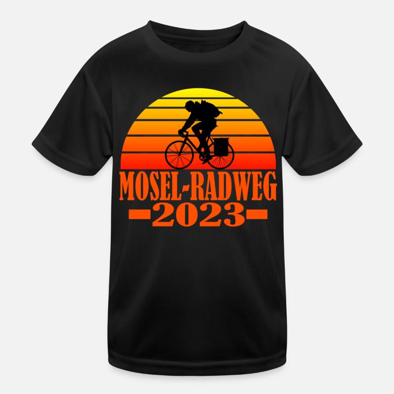 Mosel Radweg Kinder Funktions-T-Shirt