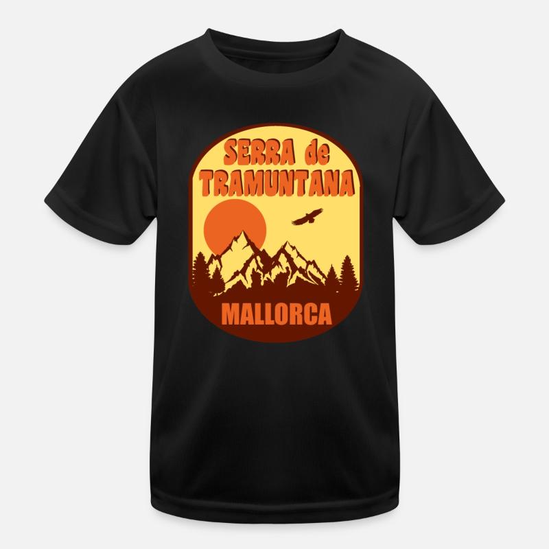 Mallorca Serra de Tramuntana Kinder Funktions-T-Shirt