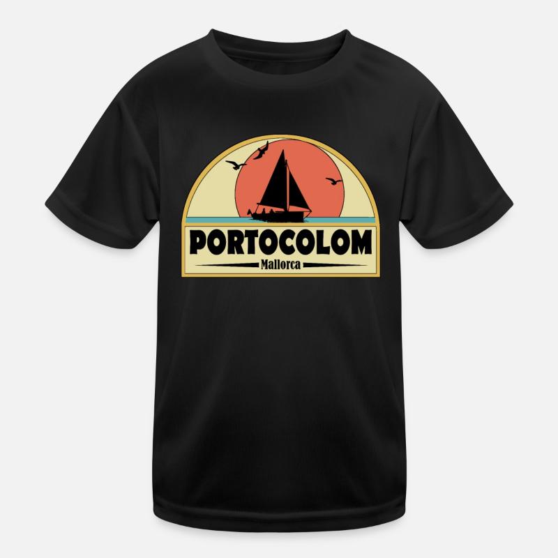 Portocolom Kinder Funktions-T-Shirt