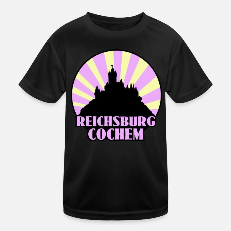 Reichsburg Cochem Kinder Funktions-T-Shirt
