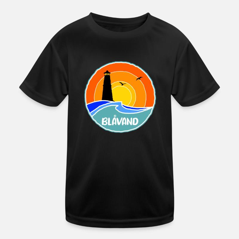 Blavand, Denmark Kids Functional T-Shirt