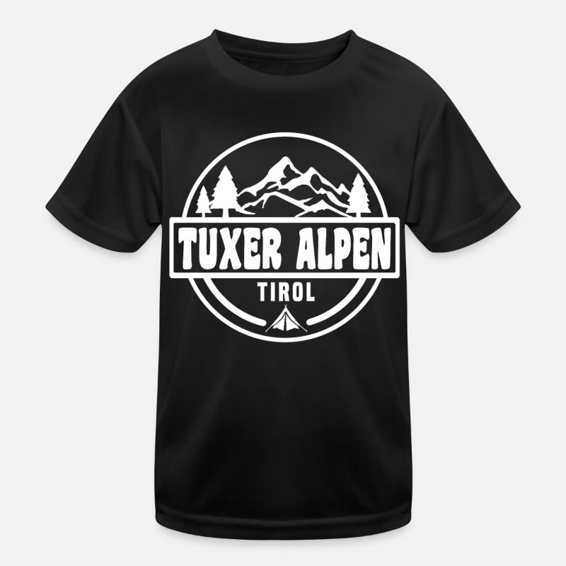 Tuxer Alpen Kinder Funktions-T-Shirt