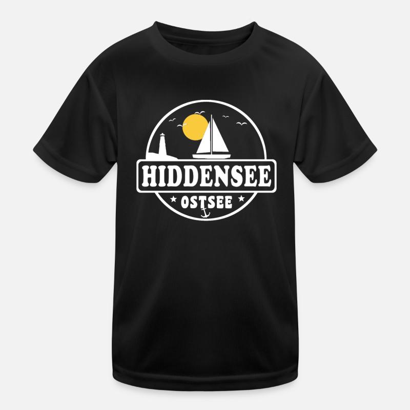 Hiddensee Kinder Funktions-T-Shirt
