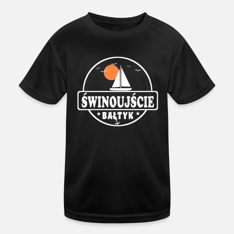 Swinemünde polnisch Kinder Funktions-T-Shirt
