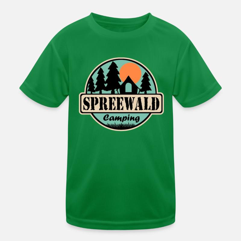 Spreewald Camping Kinder Funktions-T-Shirt
