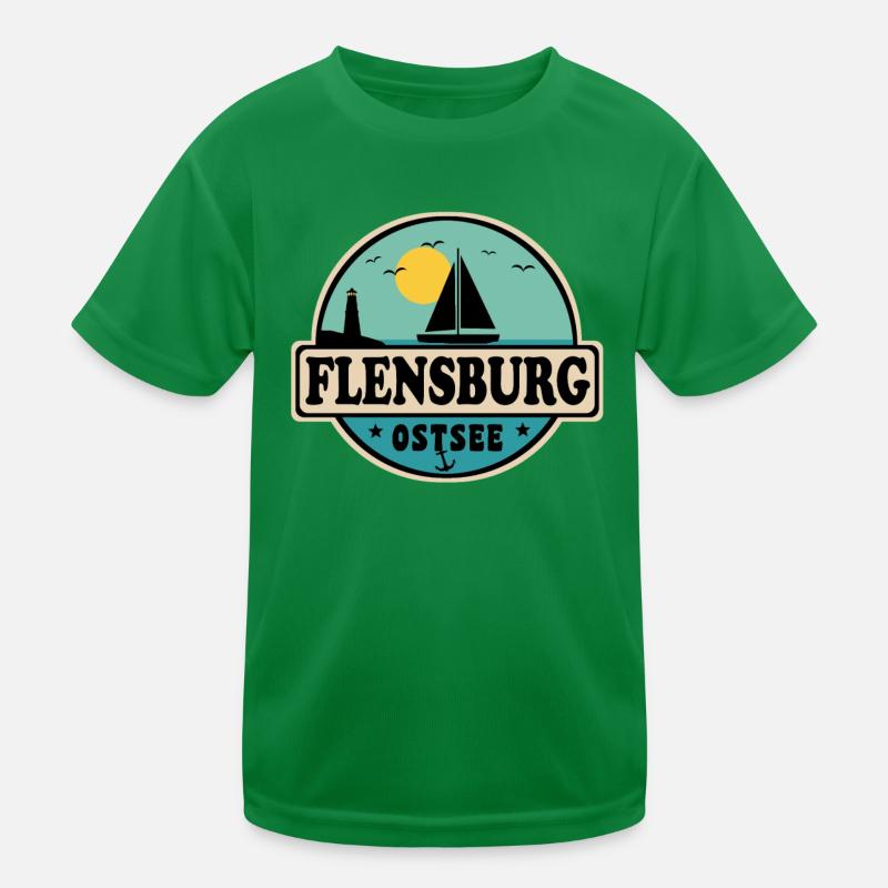 Flensburg Kinder Funktions-T-Shirt