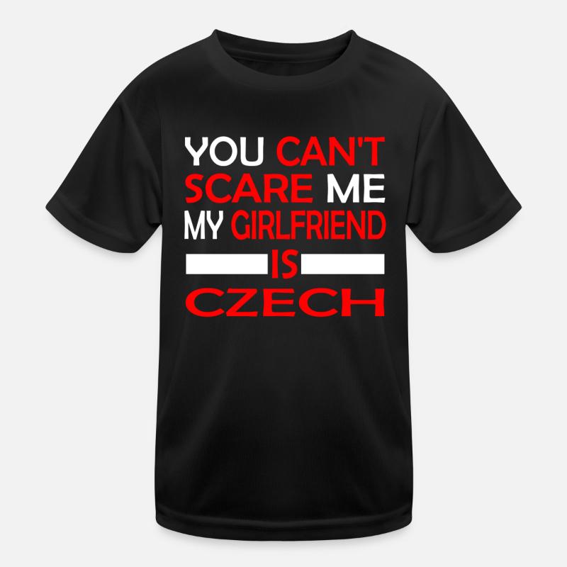 Tschechisch Girlfriend Kinder Funktions-T-Shirt