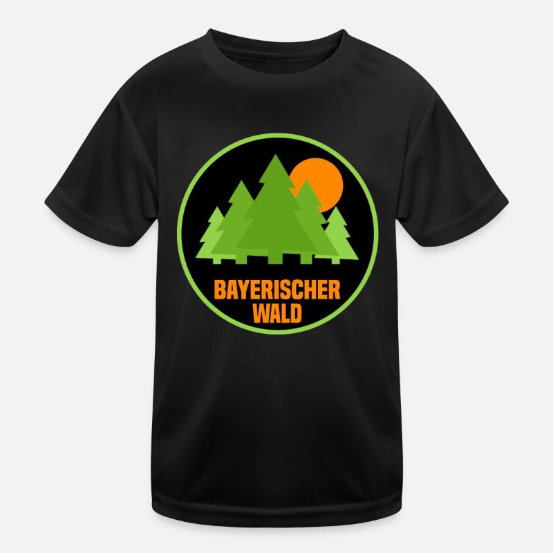 Bayerischer Wald Kinder Funktions-T-Shirt