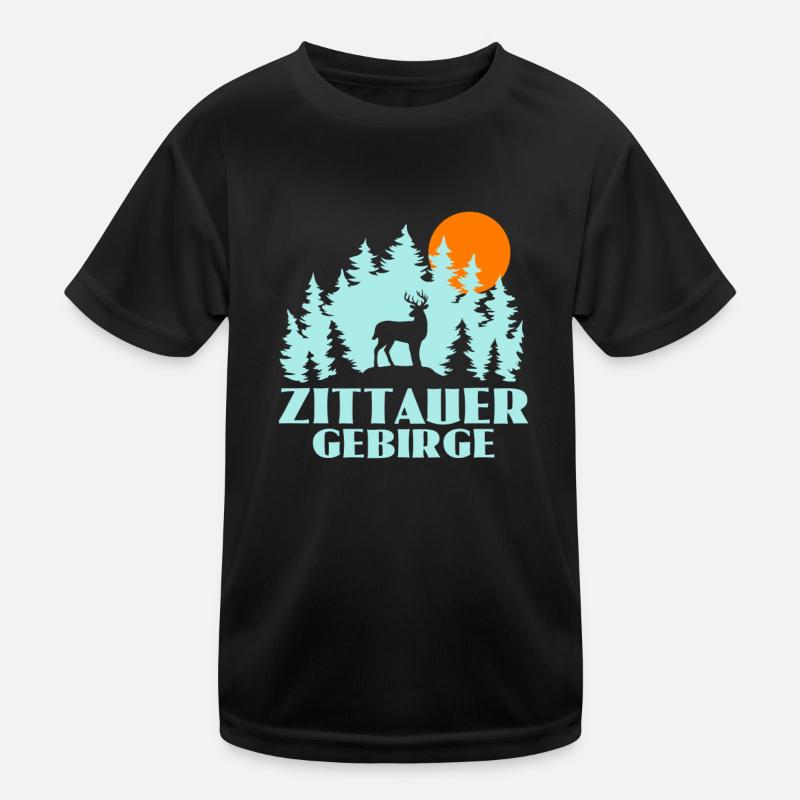 Zittauer Gebirge Kinder Funktions-T-Shirt