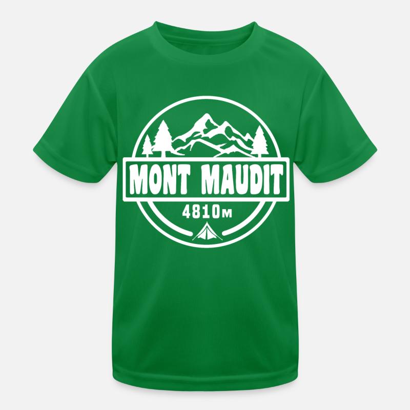 Mont Maudit Kinder Funktions-T-Shirt