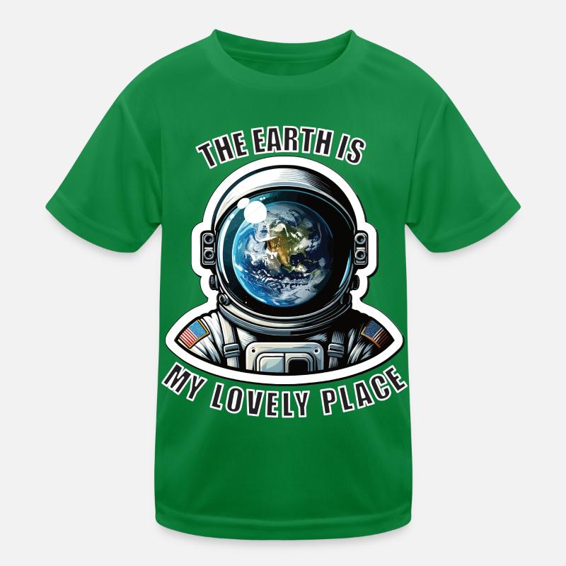 Earth, Astronaut, Save the Planet,Space Kinder Funktions-T-Shirt