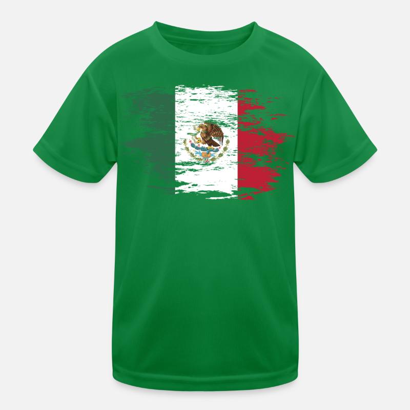 Drapeau mexicain utilisé T-shirt sport Enfant