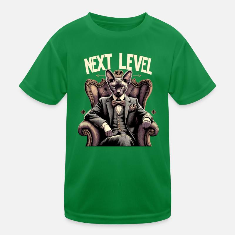 Cornish Rex Suit Next Level Cat Gift Kids Functional T-Shirt