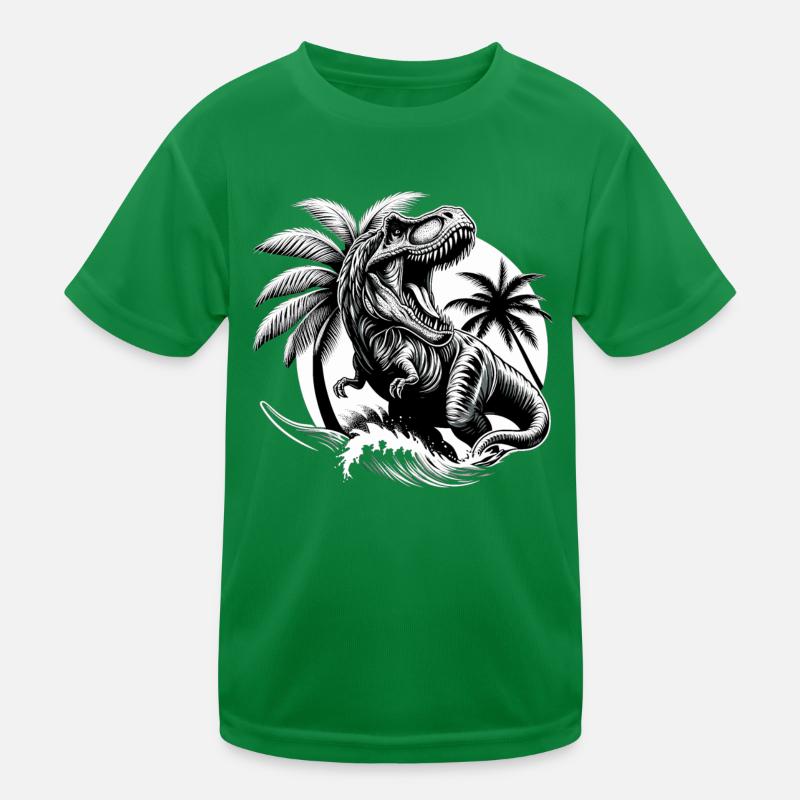 Brüllender T-Rex Dinosaurier Geschenk Kinder Funktions-T-Shirt