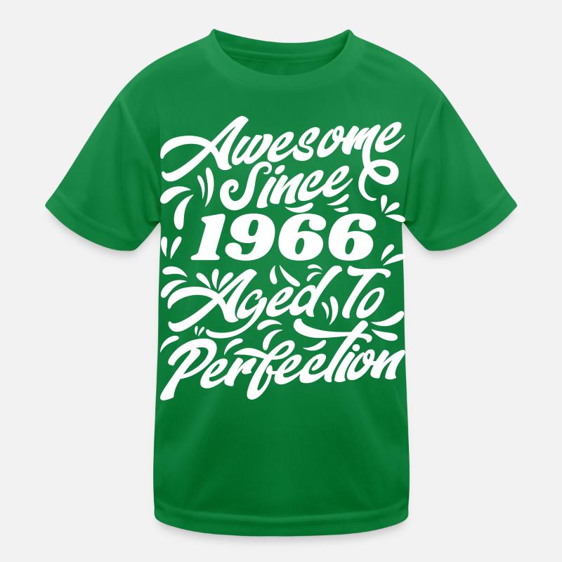 Awesome Since 1966 - Aged To Perfection, Gift 1966 T-shirt sport Enfant