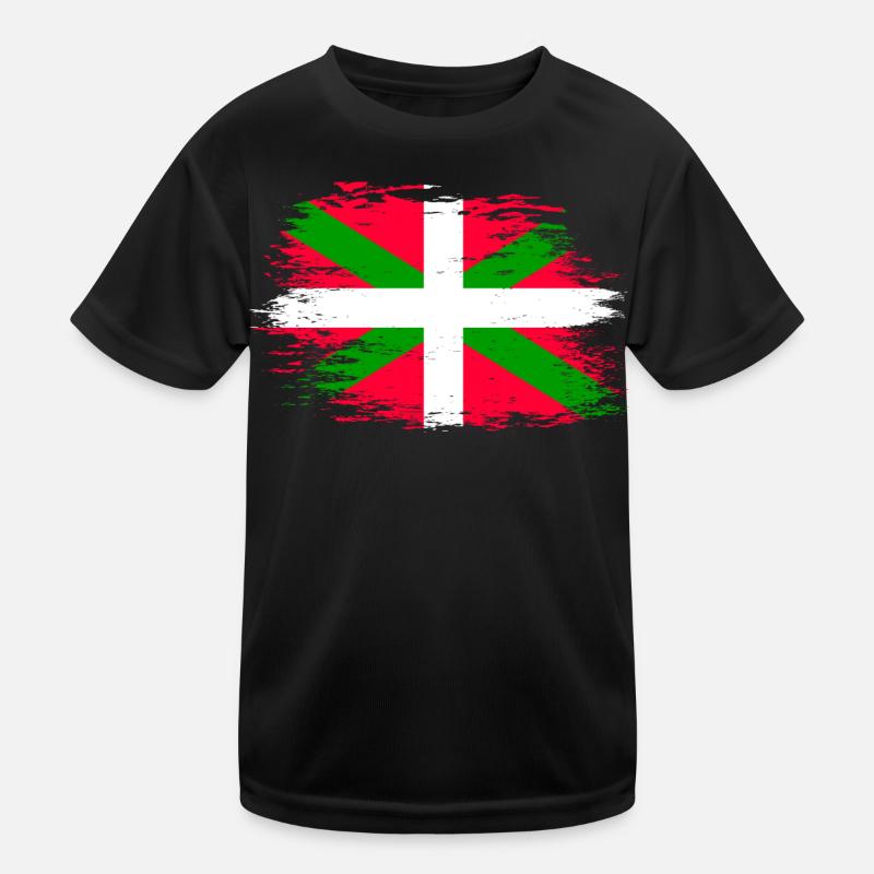 Drapeau basque utilisé T-shirt sport Enfant
