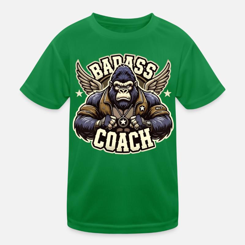 Badass Trainer Coach Gorilla Gift T-shirt sport Enfant