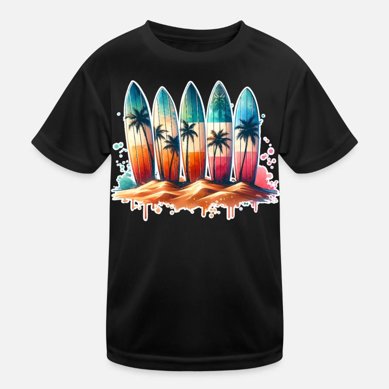 Surfen Surfer Kinder Funktions-T-Shirt