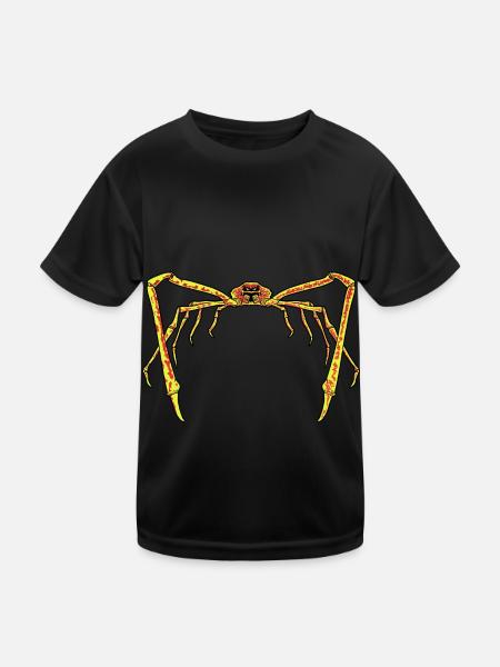 Crabe géant japonais Crabes géants Japon - T-shirt sport Enfant - noir - Devant