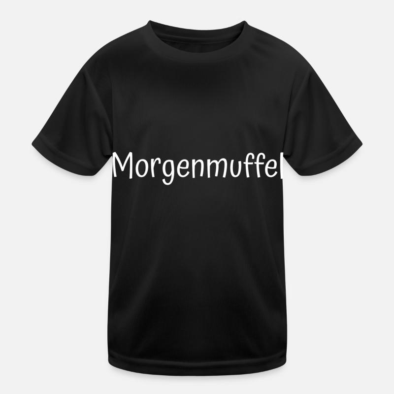 Morgenmuffel Kinder Funktions-T-Shirt