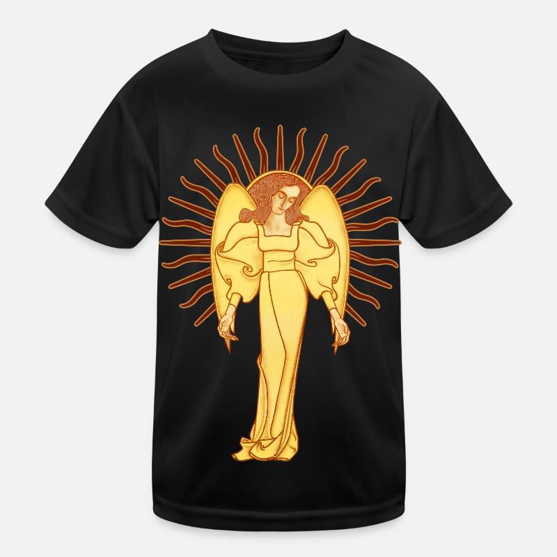 Dein Schutzengel, ein Jugendstil-Engel Kinder Funktions-T-Shirt