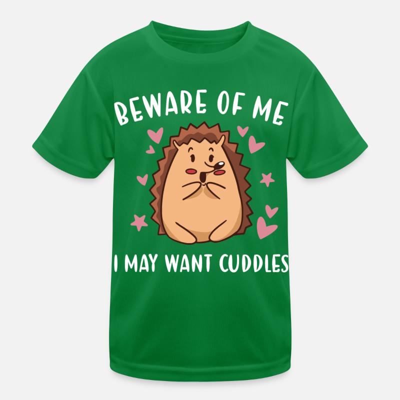 Hedgie Méfiez-vous de mon hérisson T-shirt sport Enfant