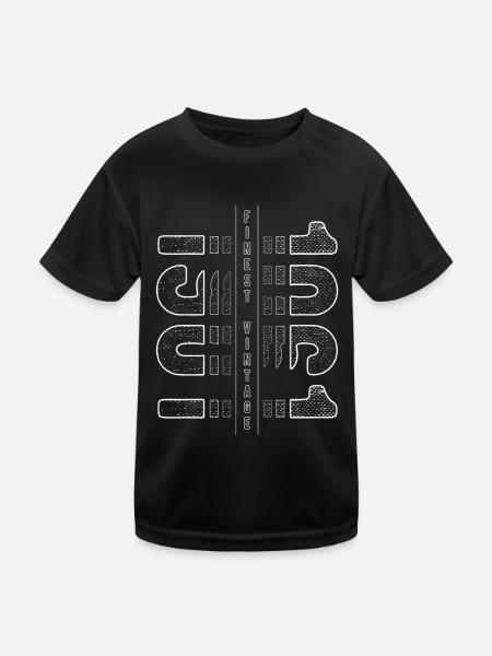 Finest Millésime 1961 Année de naissance 1961 Anniversaire - T-shirt sport Enfant - noir - Devant