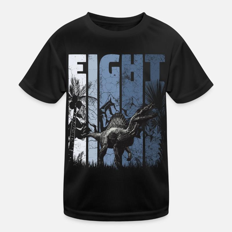 Spinosaurus 8 ans Dino 8ème anniversaire T-shirt sport Enfant