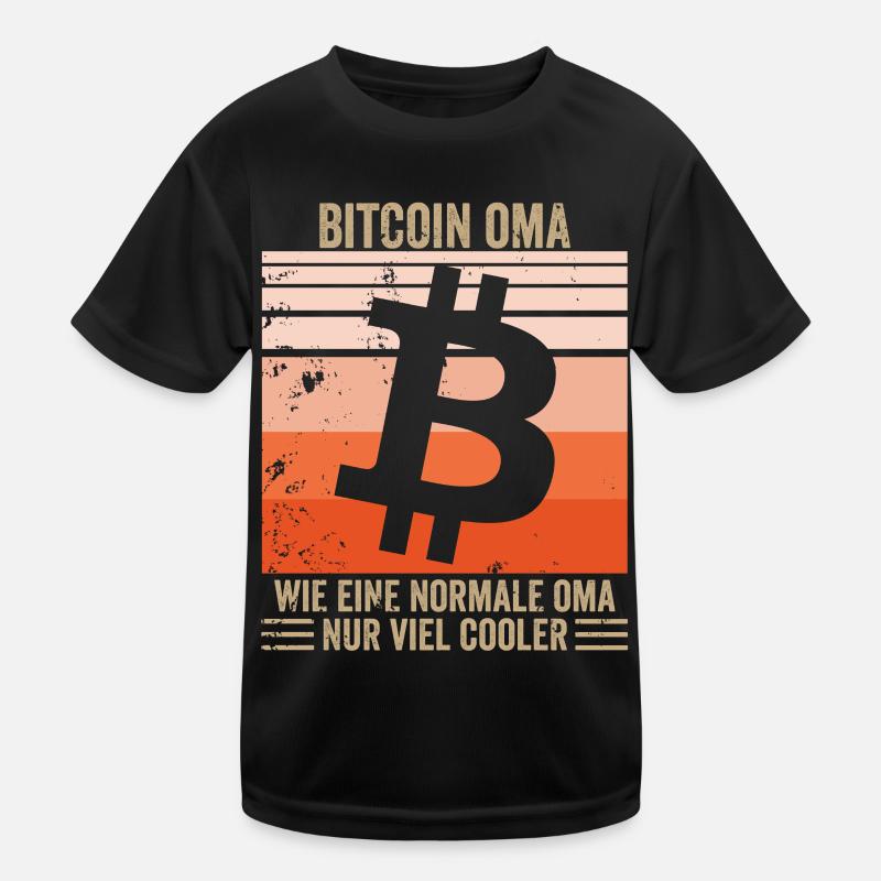 Mamie Bitcoin T-shirt sport Enfant