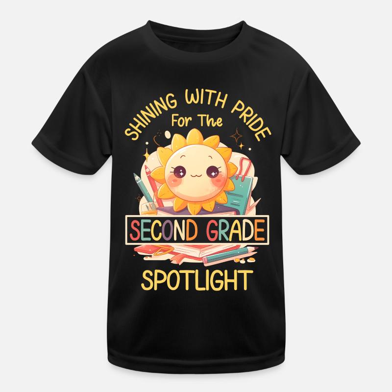 Shinging With Pride 2. Klasse Sonne Grundschule Kinder Funktions-T-Shirt