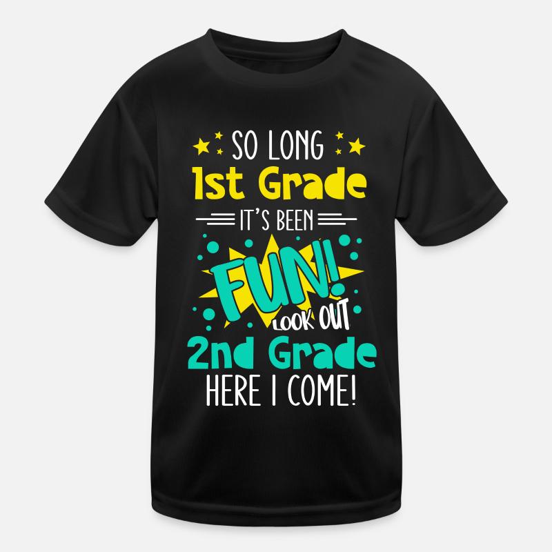 2e année école élémentaire drôle dire jeune école T-shirt sport Enfant