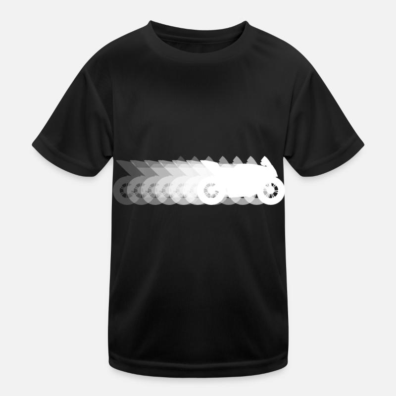 Motorcycle Shadow Moto Racing Machine T-shirt sport Enfant