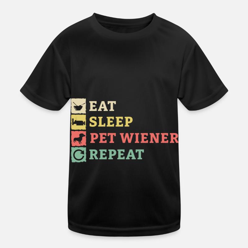 Teckel Teckel Propriétaire du teckel viennois T-shirt sport Enfant