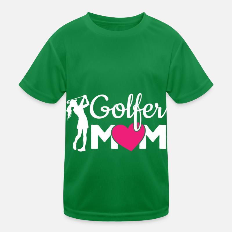 Golf Golfeur Balle de golf Golfeurs Clubs de golf T-shirt sport Enfant