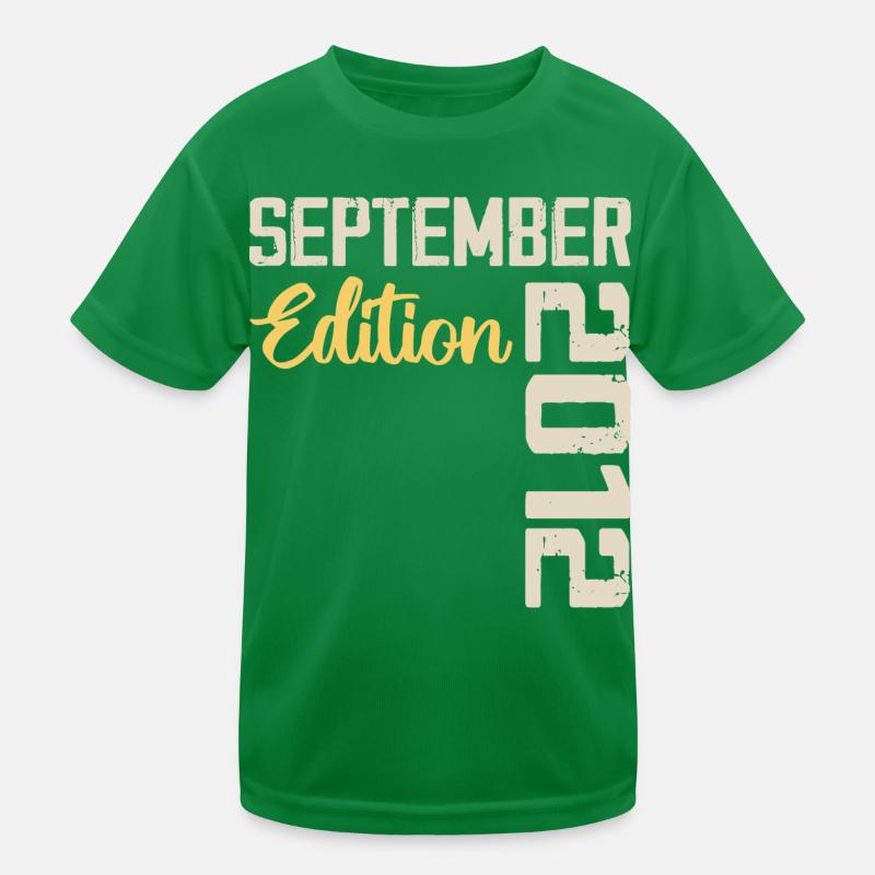 September 2012 - 12-jähriges Jubiläum September 2012 Kinder Funktions-T-Shirt