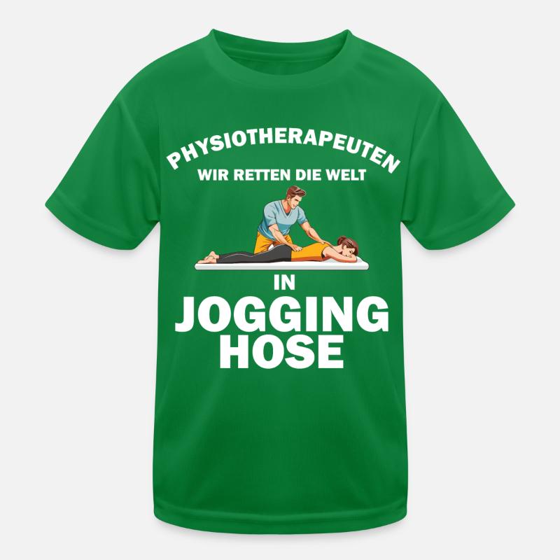 Physiotherapeut Geschenk Physio Physiotherapie Kinder Funktions-T-Shirt