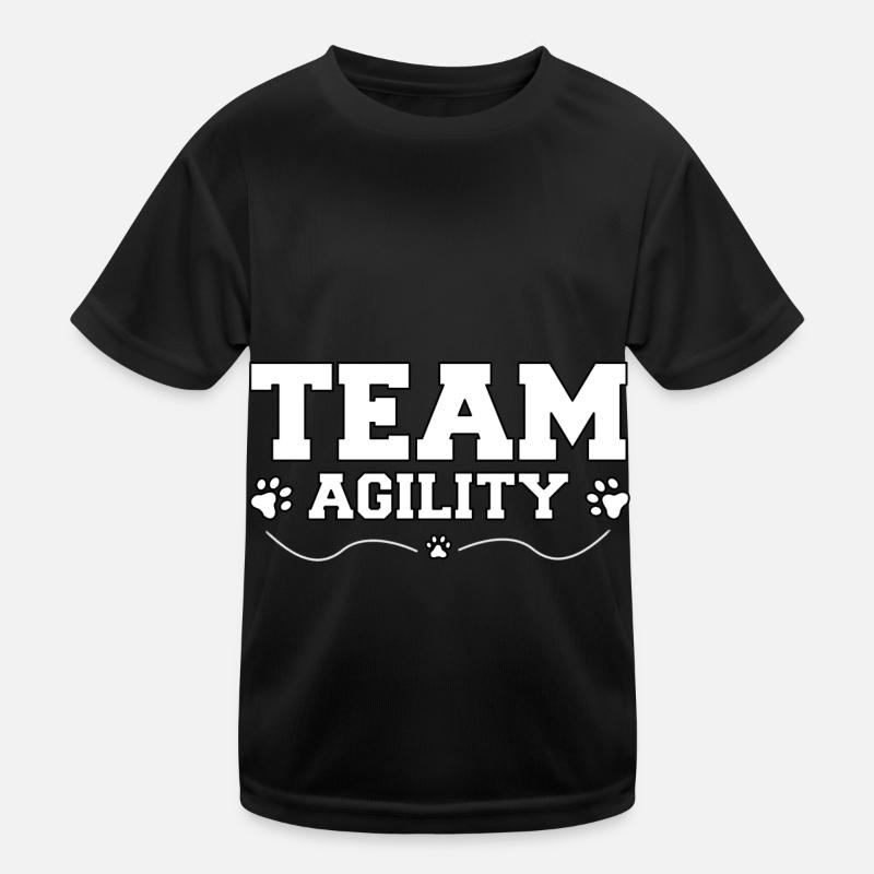 Team Agility Pfode Hunde Training Züchter Geschenk Kinder Funktions-T-Shirt