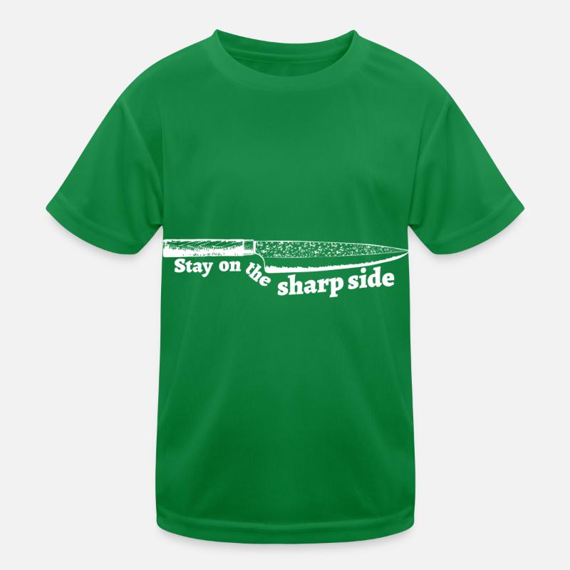 Stay on the Sharp Side Messer Kids Functional T-Shirt
