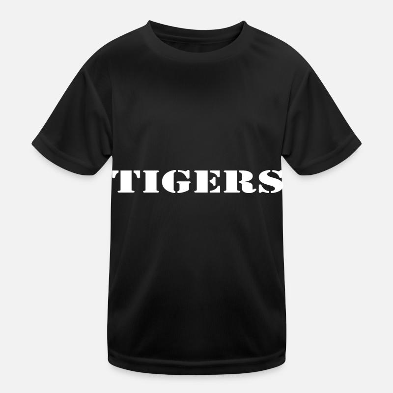 Tigers - Kids Functional T-Shirt - black