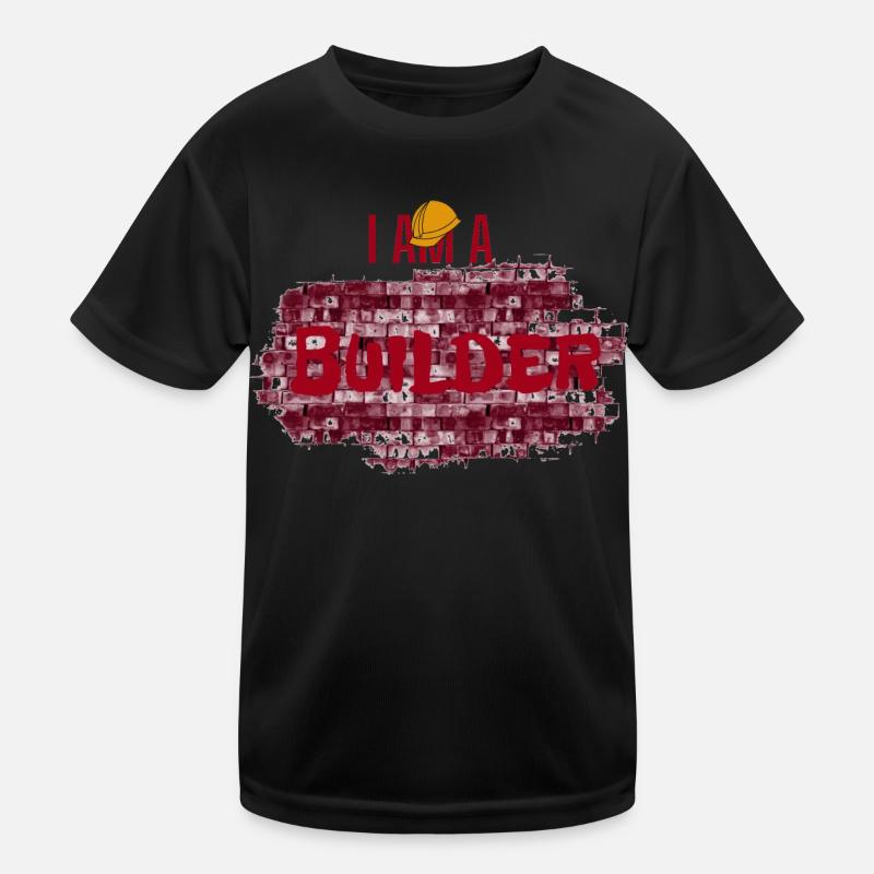 Ich bin Baumeister, Konstruktion Kinder Funktions-T-Shirt