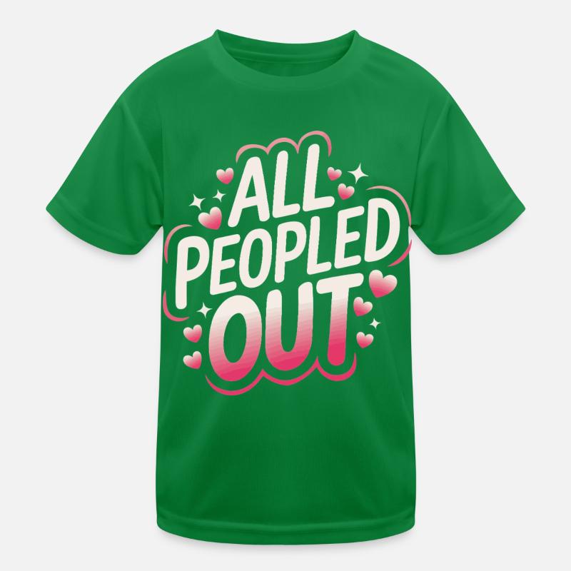 Introvertierter asozialer introvertierter Kinder Funktions-T-Shirt