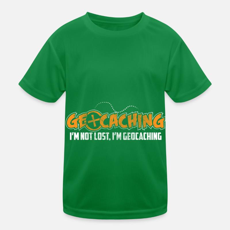 Geocache Caching Nature Kids Functional T-Shirt