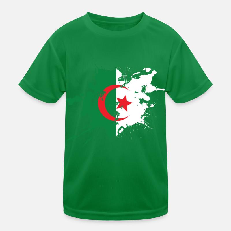 Algeria Kids Functional T-Shirt