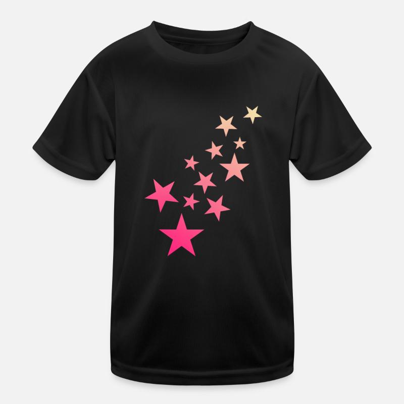 Star Star Pattern Starry Sky Kids Functional T-Shirt