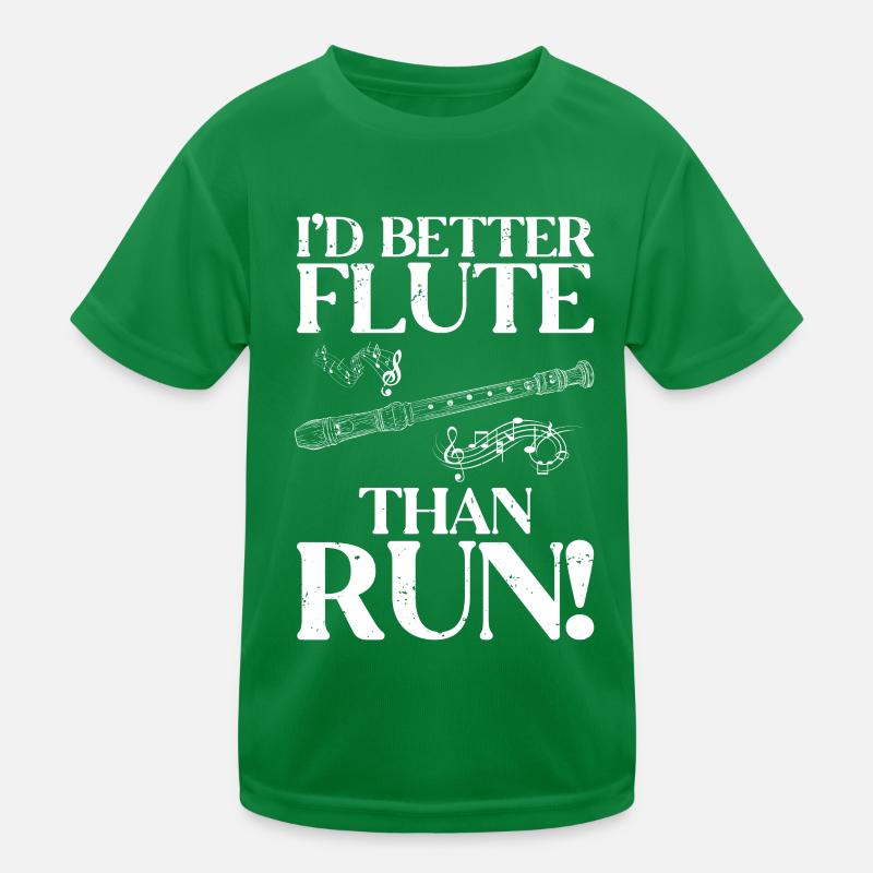 Flute Kids Functional T-Shirt