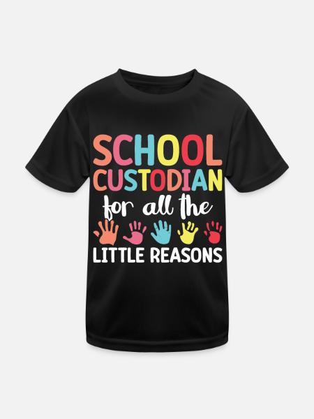 School officials - Kids Functional T-Shirt - black - Front