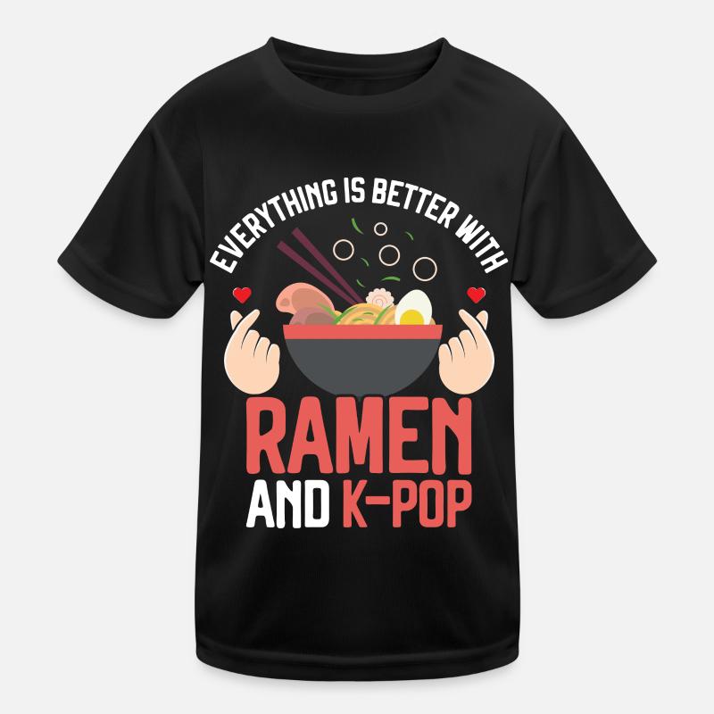 Ramen K-Pop Kinder Funktions-T-Shirt