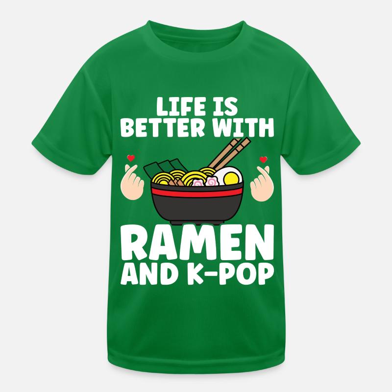 Ramen K-Pop Kinder Funktions-T-Shirt